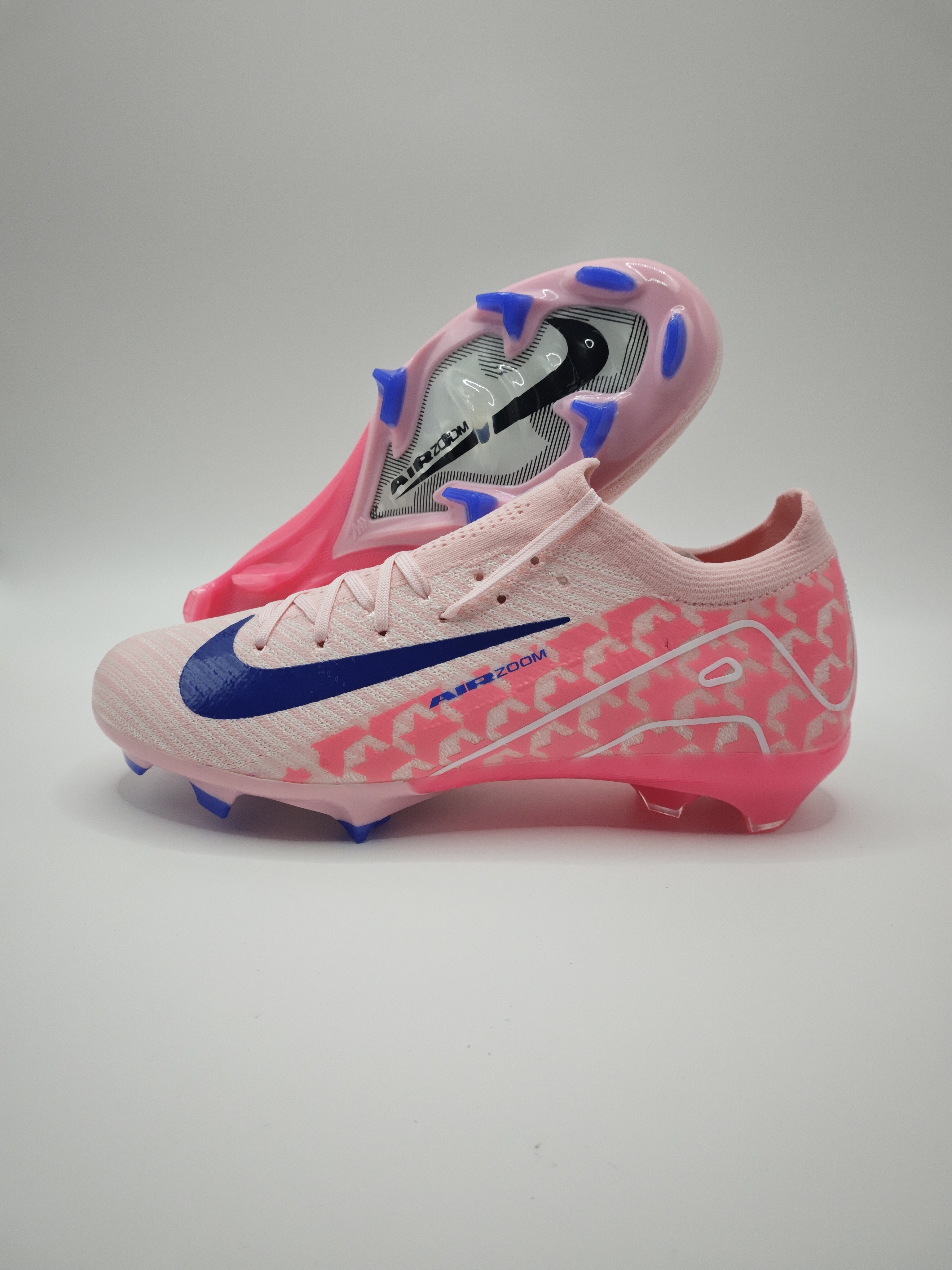 Nike Mercurial 16 FG Soccer Cleats with Built-in Bonded Pack: Full Air Cushion for All-Match Comfort, Waterproof Knit for Wet Fields