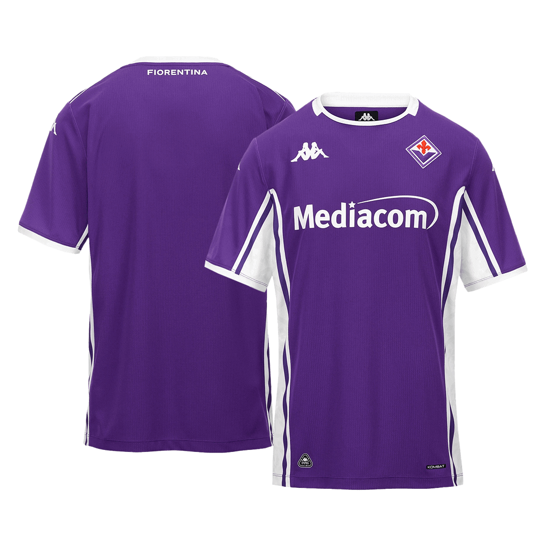 Fiorentina Soccer Jersey Home Custom Shirt 2025-26