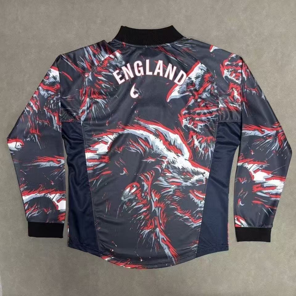 2026 Hollywood England Long Sleeve National Team Goalkeeper Retro Goalkeeper