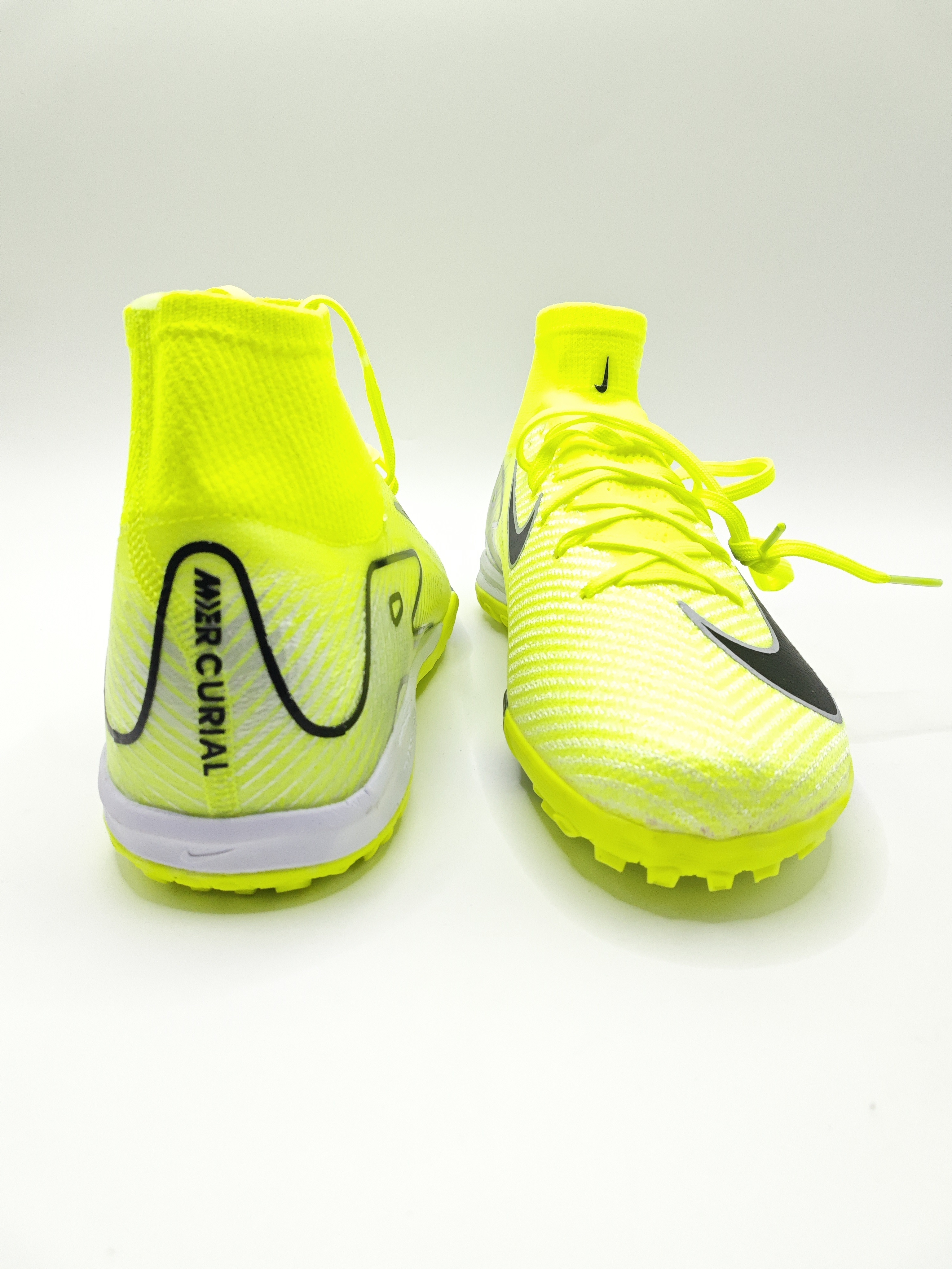 Nike Mercurial 16 High-Top Built-in Full Air Cushion Waterproof Knit Turf Studs MD Outsole Soccer Cleats