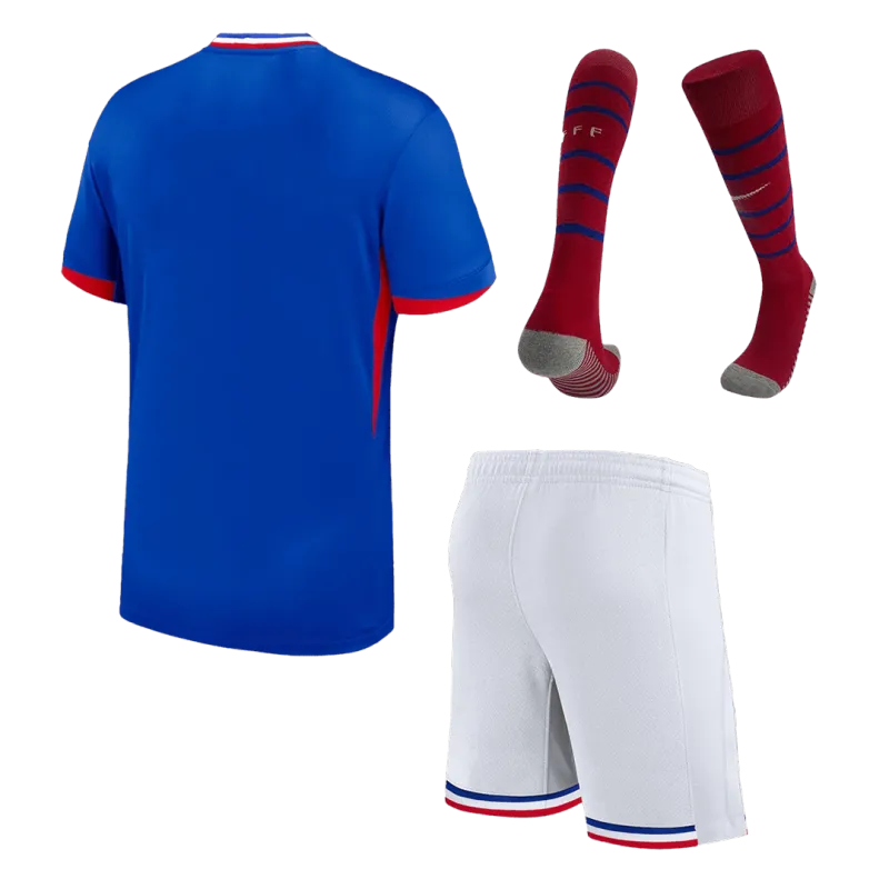 2024 France Home Whole Kit(Jersey+Shorts+Socks) Euro