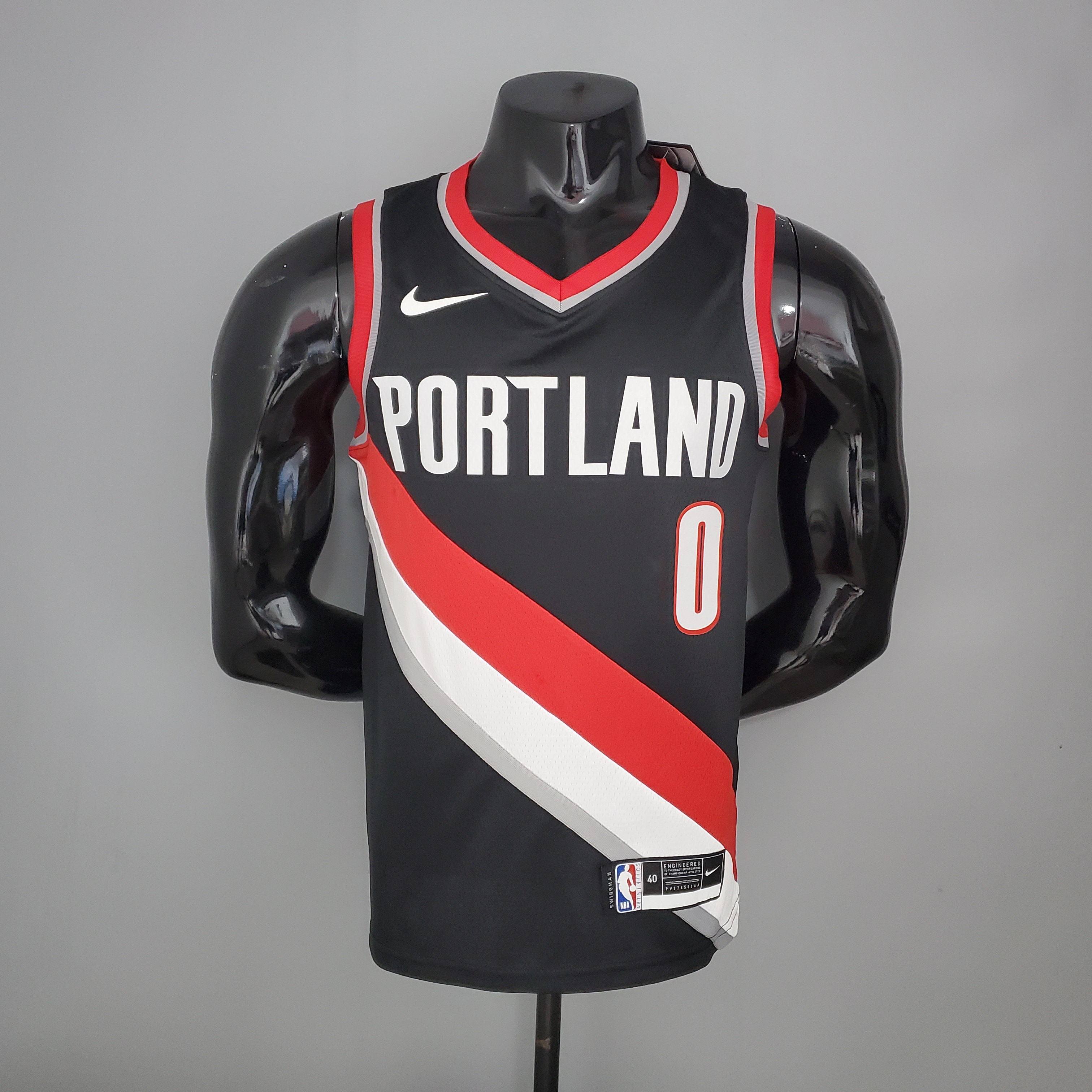 Damian Lillard Portland Trail Blazers Swingman Jersey Black