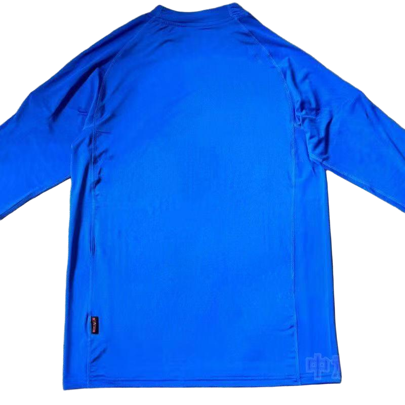 Italy National Team Retro 2000 Long Sleeve Training Top – Classic Blue