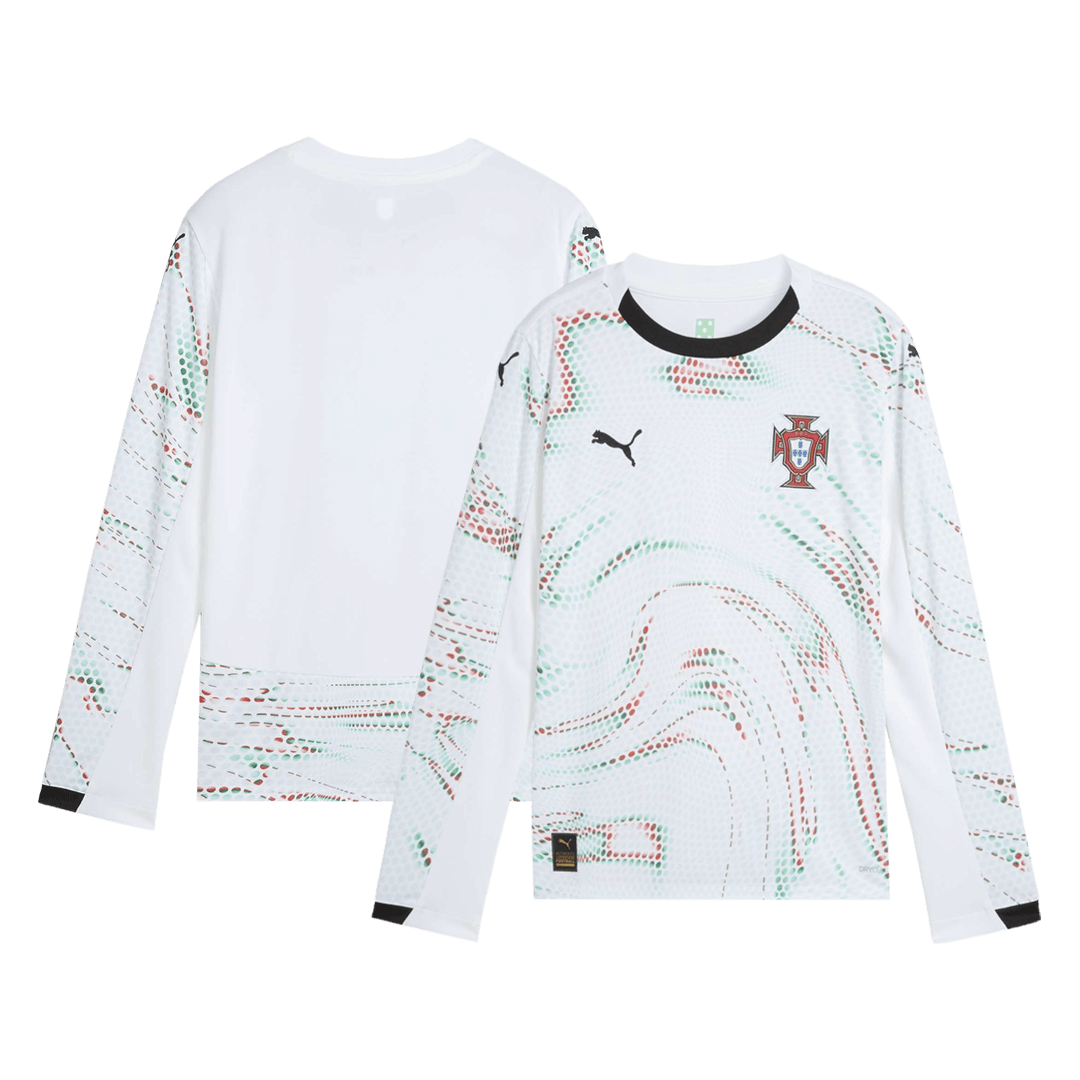 Portugal Long Sleeve Jersey Away Football Shirt 2025