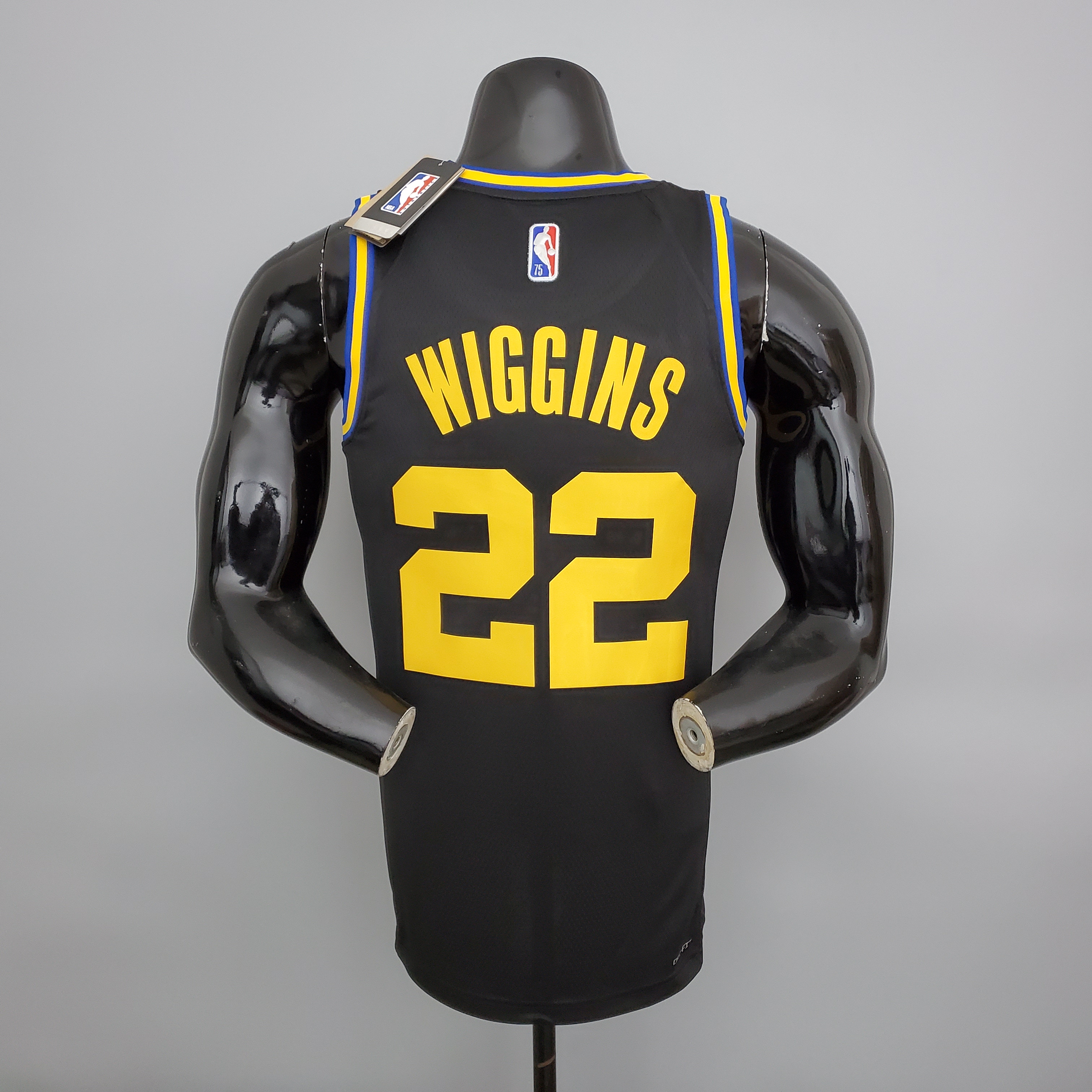 Andrew Wiggins Golden State Warriors 75th Anniversary Swingman Jersey Black