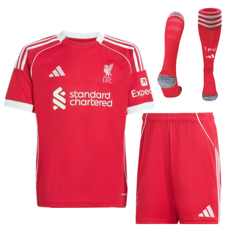 Liverpool Home Kids Suit & Socks 25/26