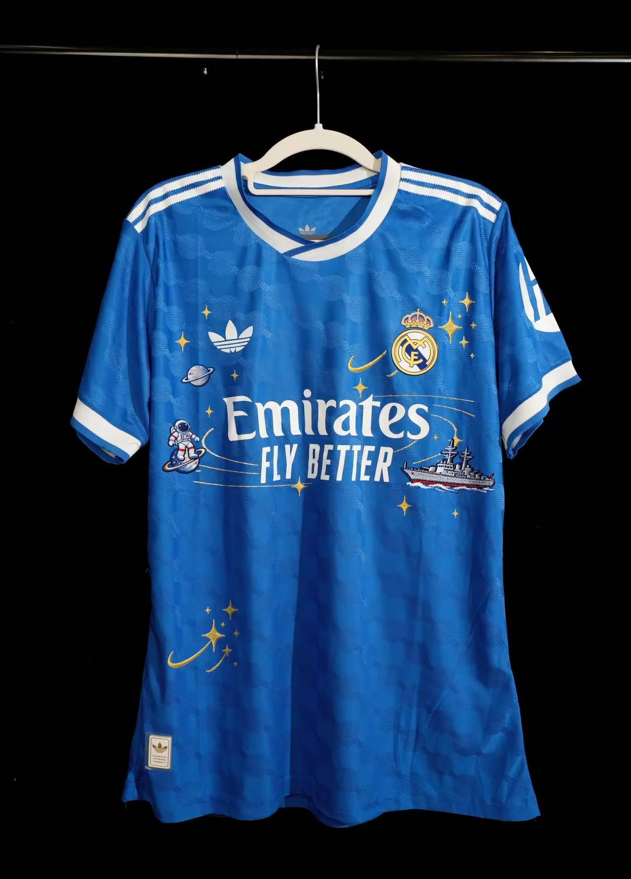 Real Madrid 2023/24 Special Edition Blue Jersey – Galaxy Embroidery Design