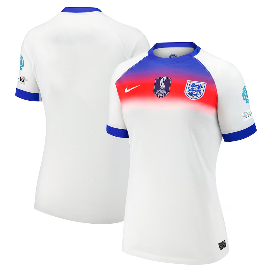 England Women's Team Euro 2025 Champions 25 Home Woman Jersey