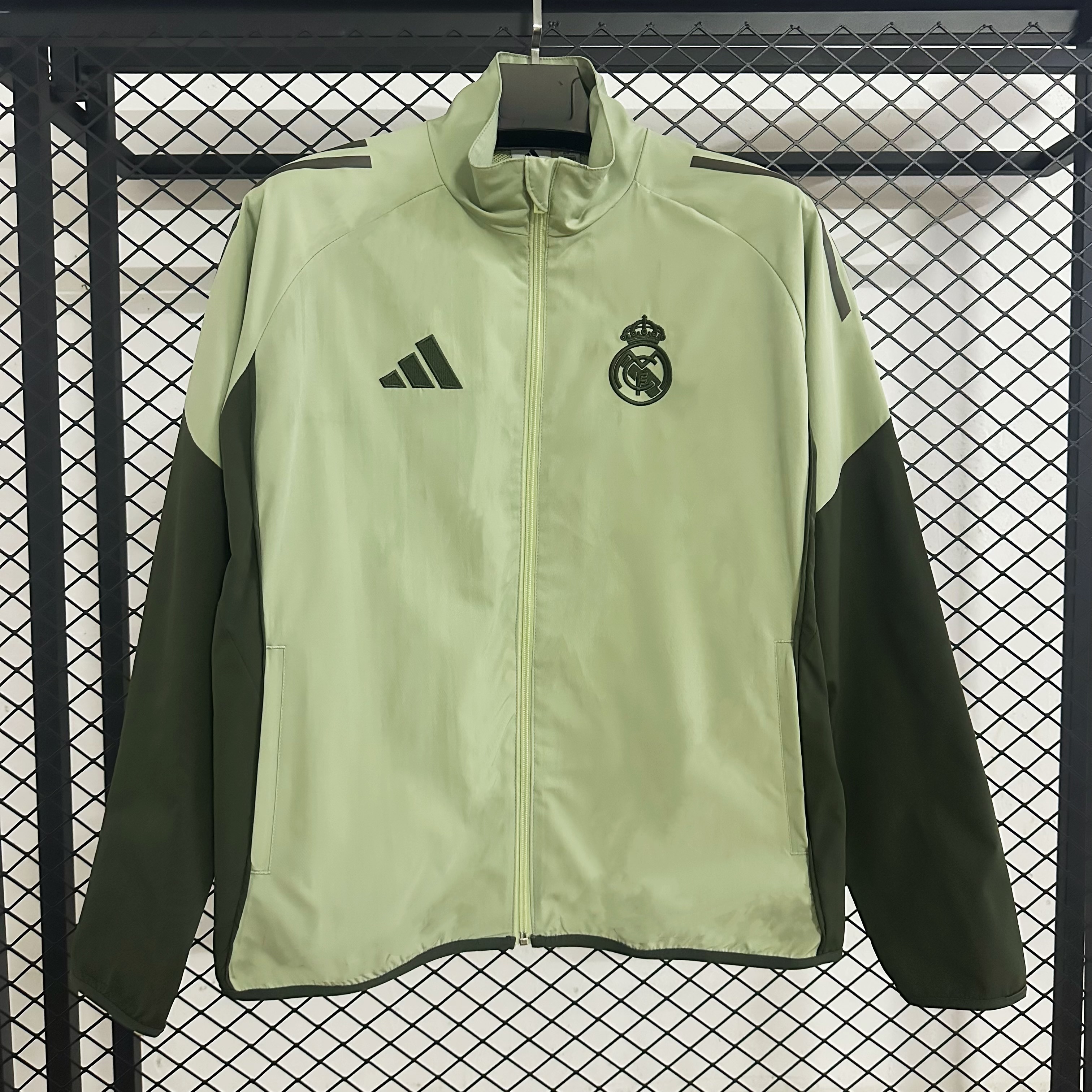 25-26 Real Madrid grass green training coat