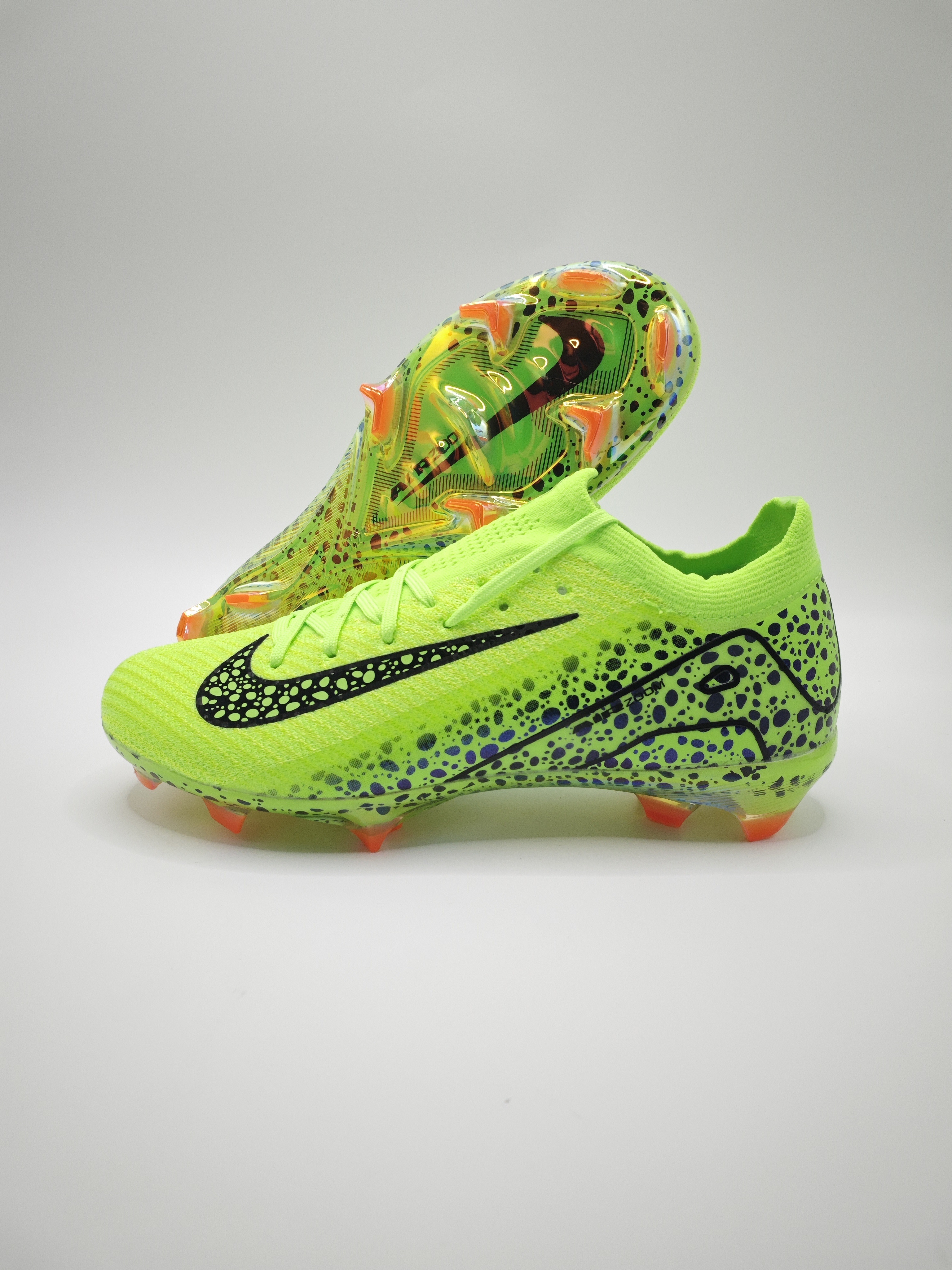 Nike Mercurial 16 FG Soccer Cleats with Built-in Bonded Pack: Full Air Cushion for All-Match Comfort, Waterproof Knit for Wet Pitches