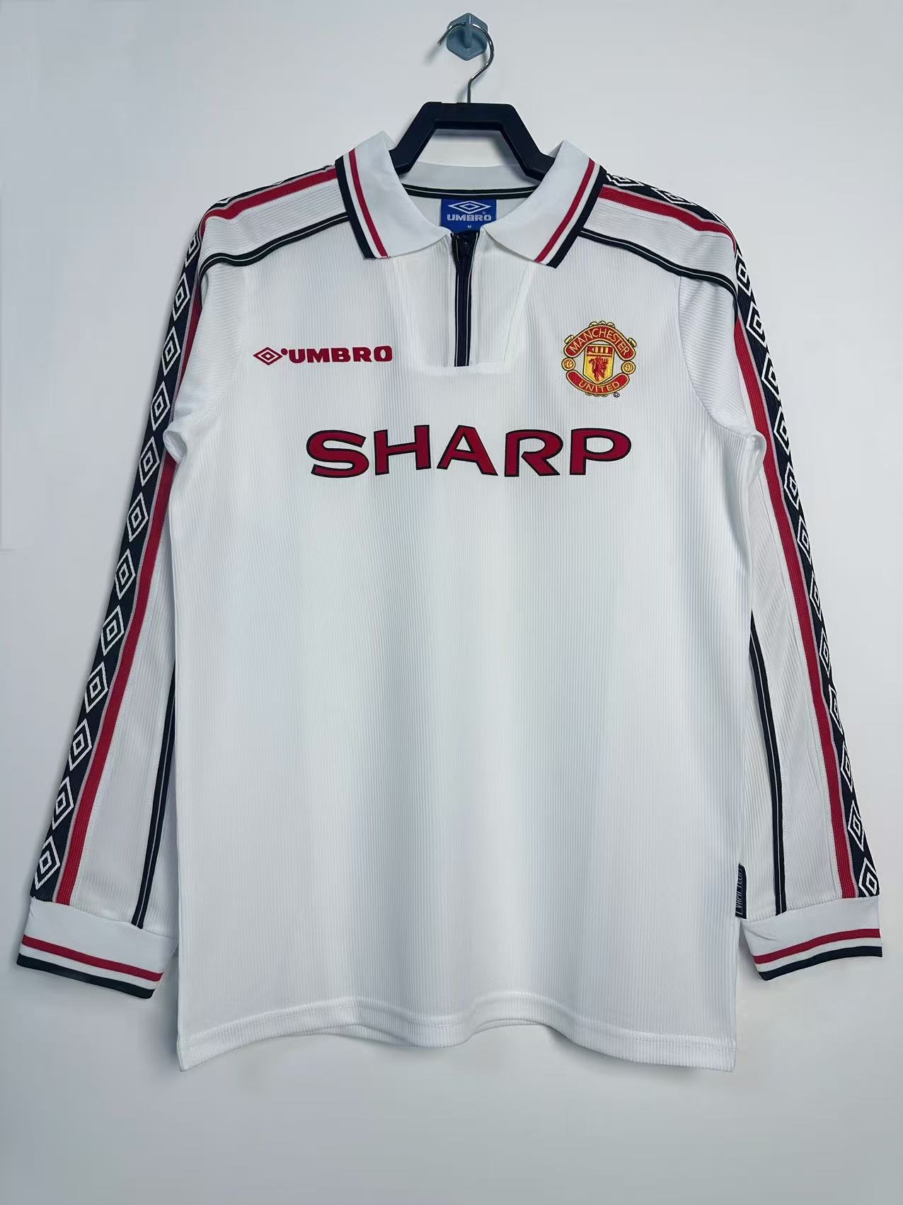 Manchester United Commemorative Edition Long Sleeve Retro Jersey 98/99