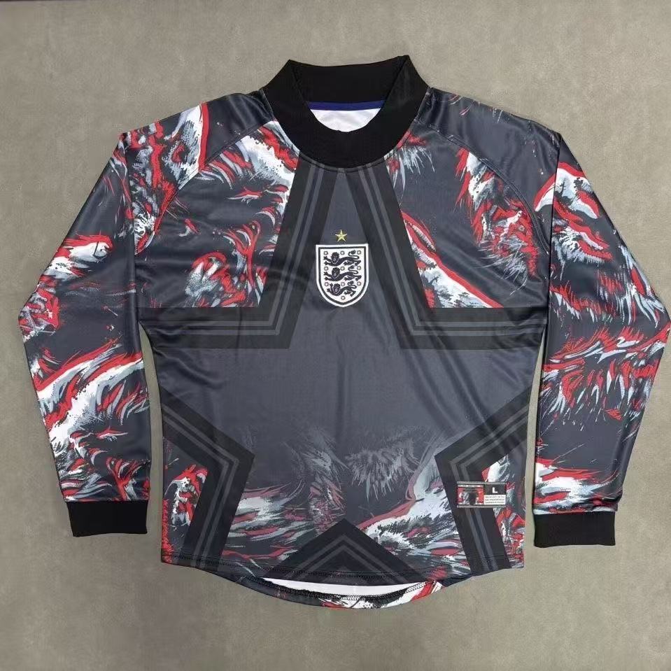 2026 Hollywood England Long Sleeve National Team Goalkeeper Retro Goalkeeper
