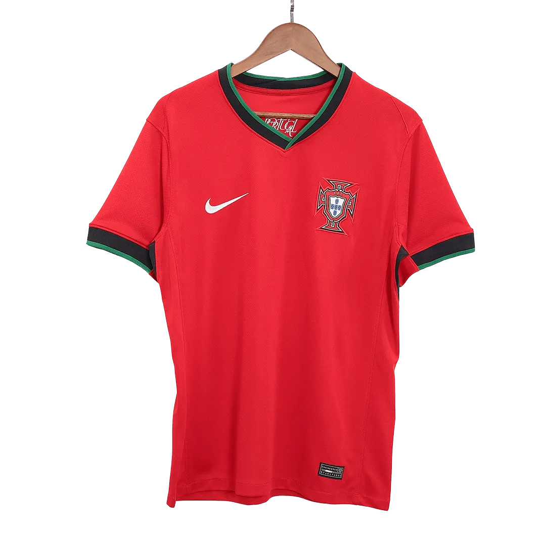Portugal Home Ronaldo #7 R. Leão #17 Pepe #3 Jersey Euro 2024