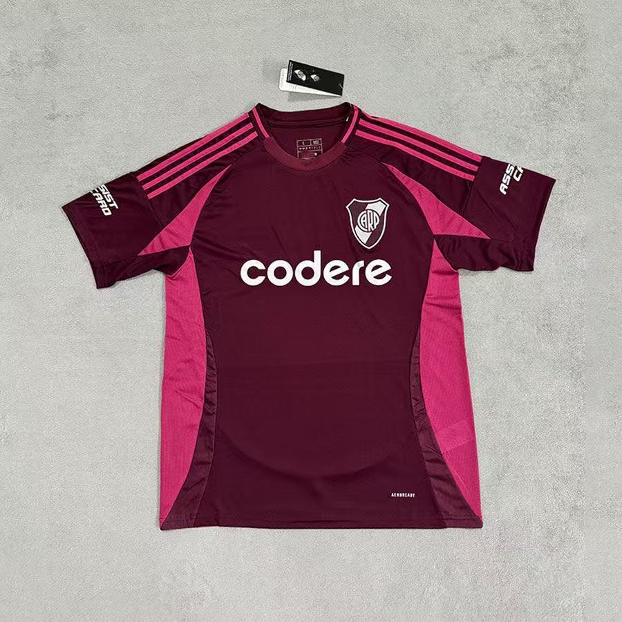 River Plate 2024/25 Third Jersey Burgundy Pink Edition | Adidas AEROREADY Fan Version