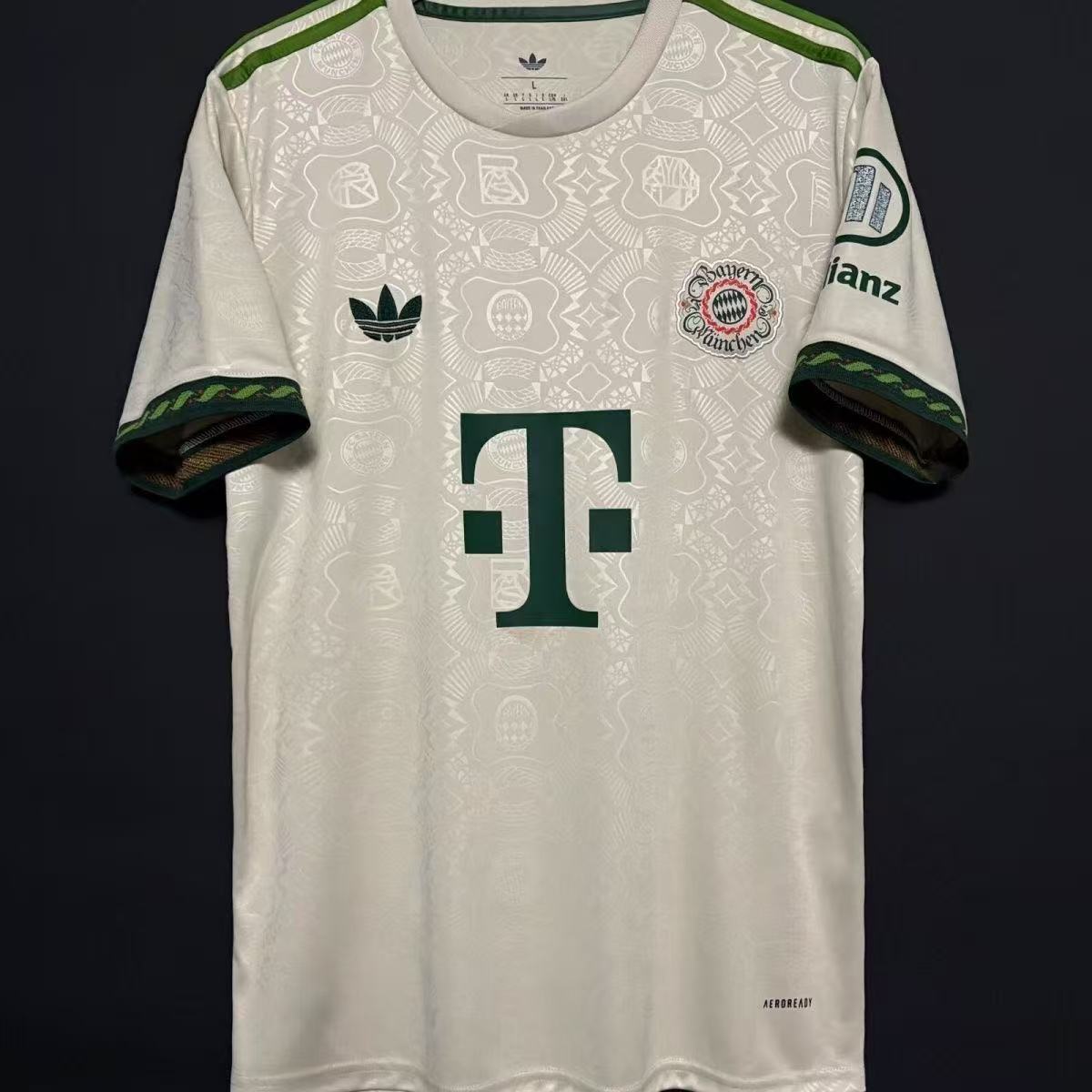 Bayern Munich x Adidas Originals Oktoberfest 2024 Retro Jersey | White & Green Special Edition