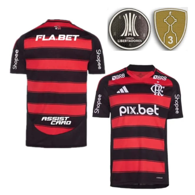 Flamengo Home Long Sleeve Man Jersey 25/26