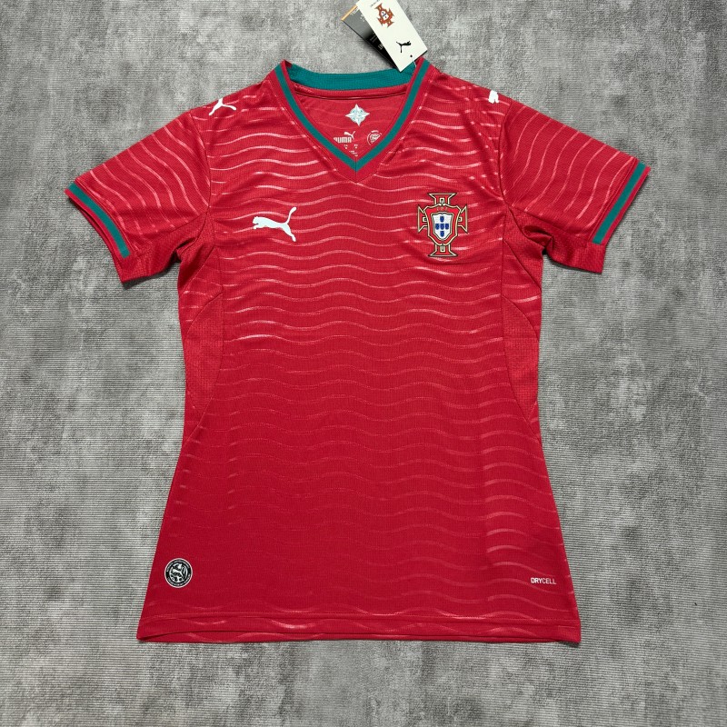2026 World Cup Portugal Home Shirt for Women