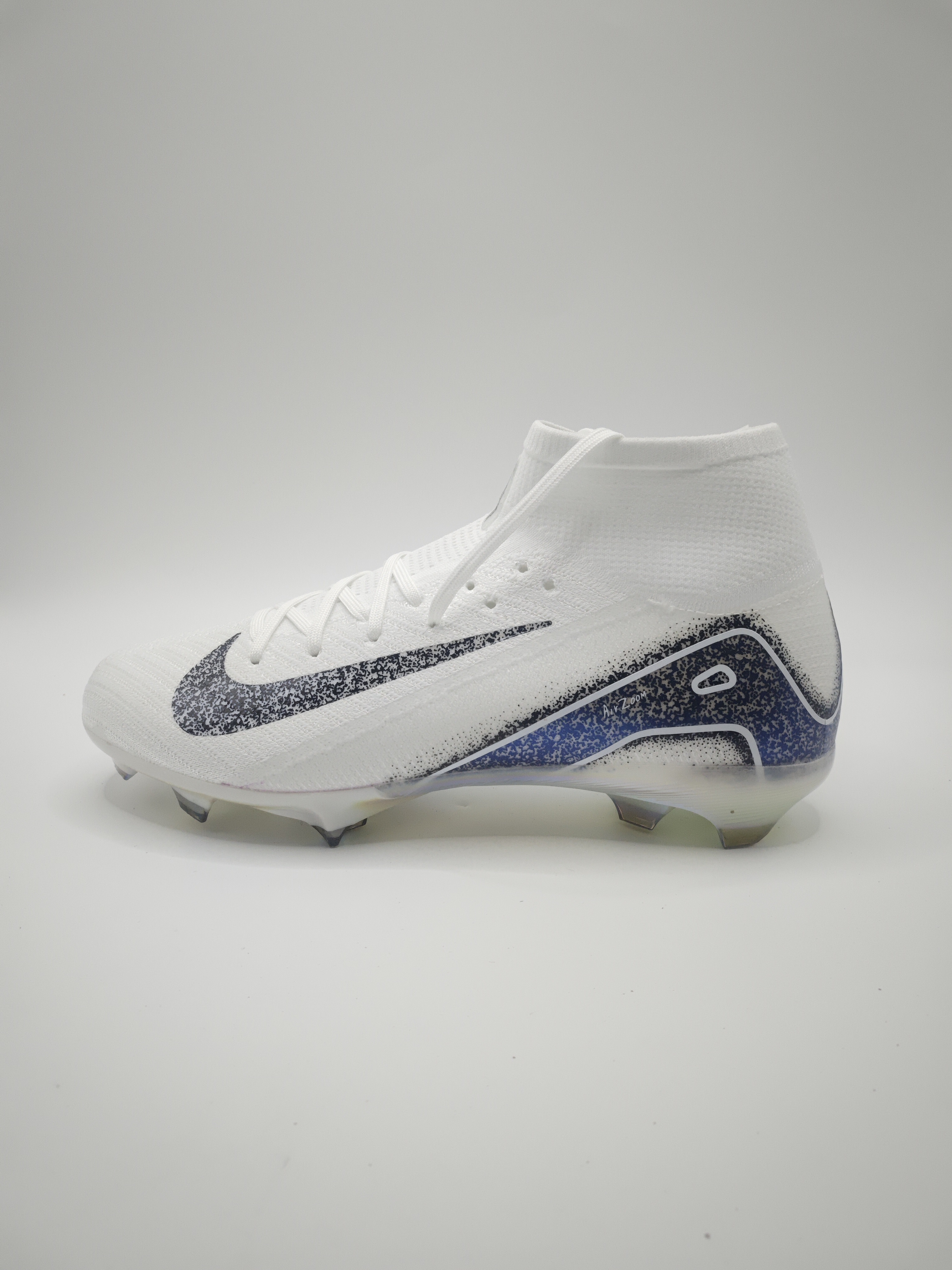 Nike Mercurial 16 FG Soccer Cleats with Built-in Bonded Pack: Full Air Cushion for All-Game Comfort, Waterproof Knit for Rainy Fields
