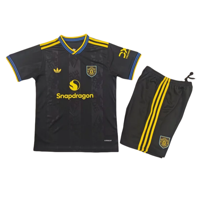 Manchester United Away Football Shirt (Kids Kit) 25-26