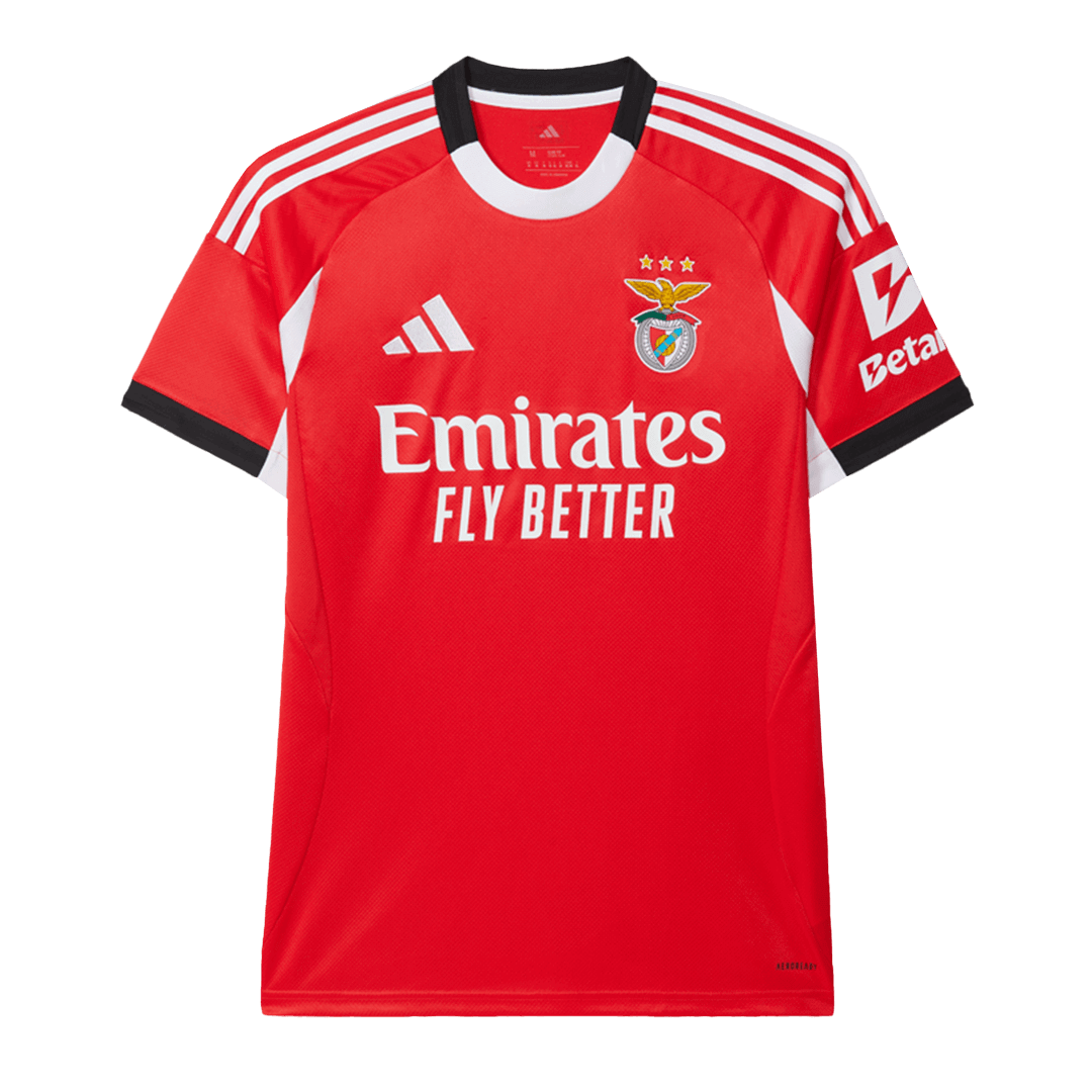 Benfica Soccer Jersey Home Shirt 2025-26