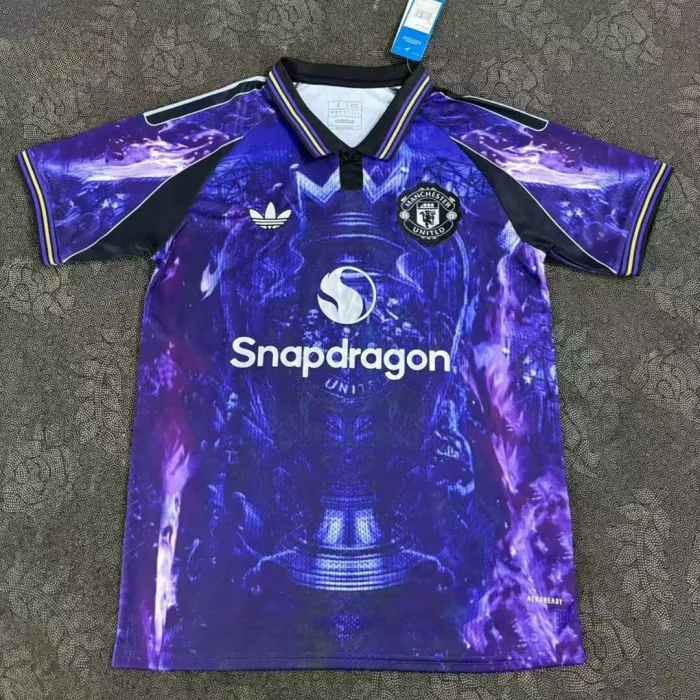 Manchester United Gold Cup Special Edition Man Jersey 25/26