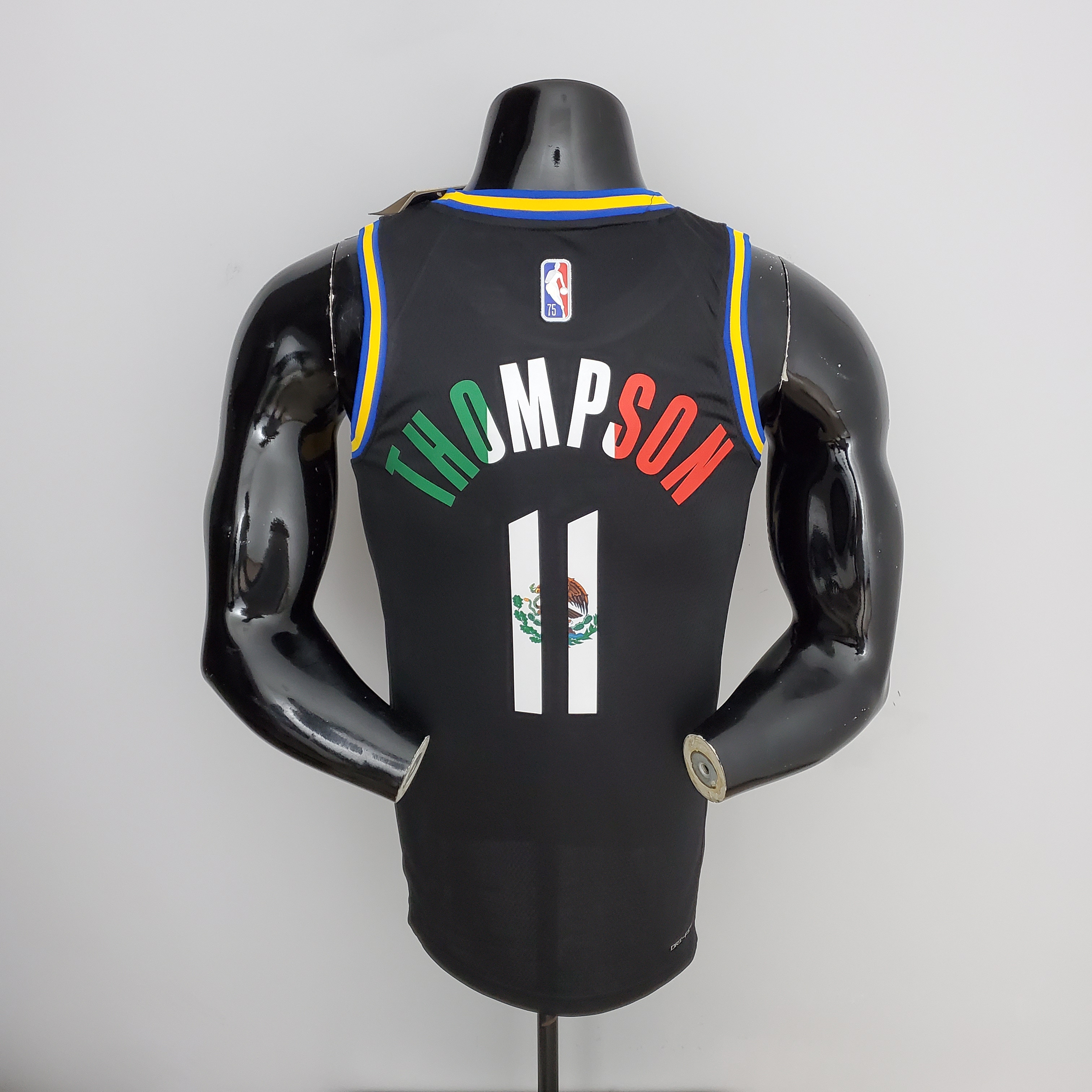 Klay Thompson Golden State Warriors 75th Anniversary Swingman Jersey Mexico Edition Black