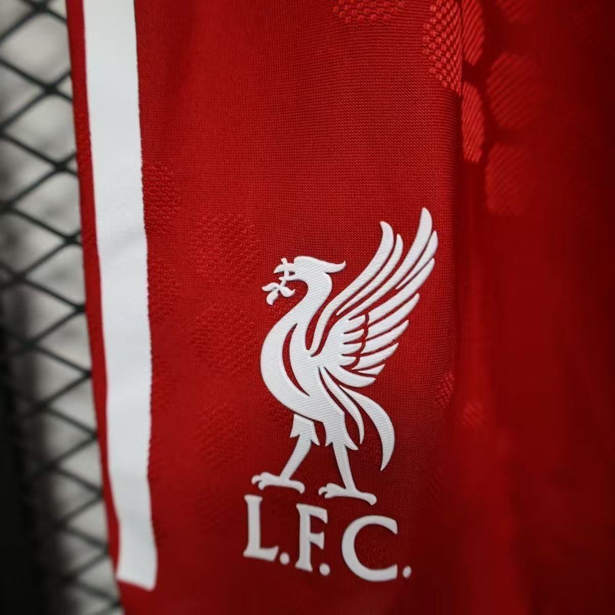 Liverpool FC 25/26 Home Player Version Shorts | Red White Trim LFC Crest Adidas AEROREADY