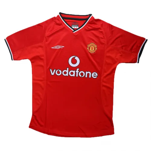 2000/02 Manchester United BECKHAM #7 Retro Jersey Home