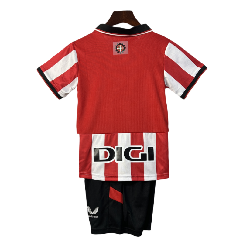 Athletic Bilbao  Home Kids Kit Soccer Jersey 2025-26