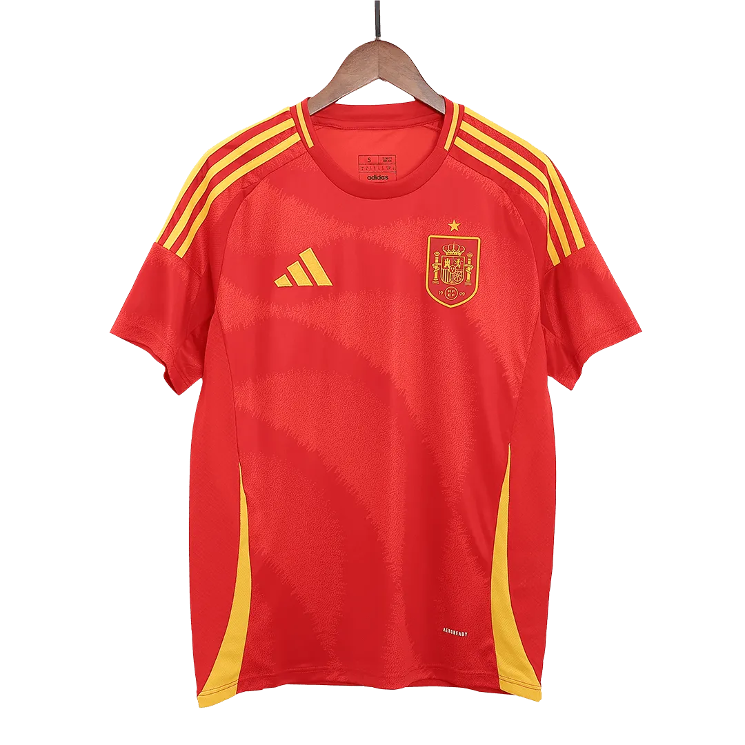 Spain Home Jersey LAMINE YAMAL #19 RODRIGO #16 MORATA #7 Euro 2024