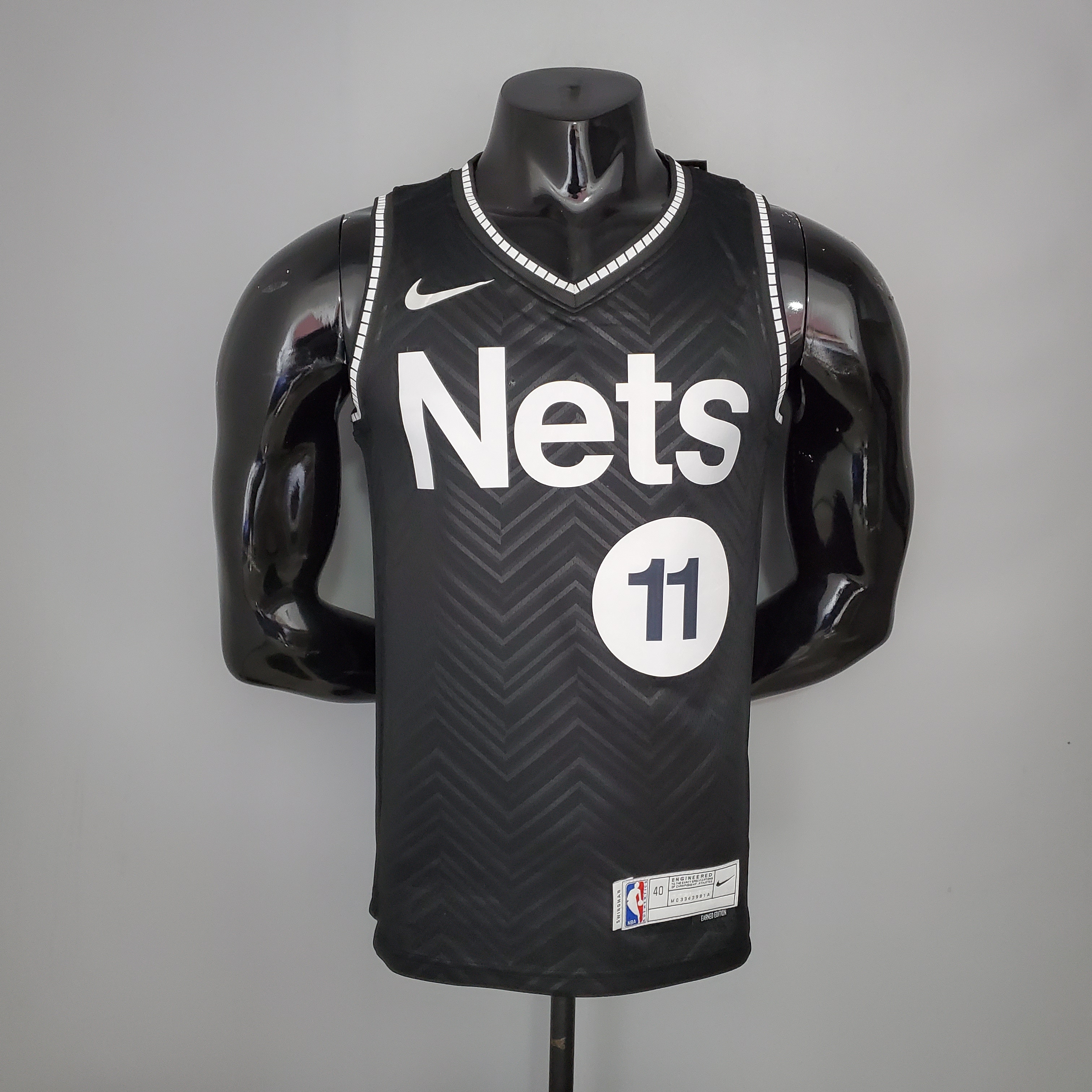 Kyrie Irving Brooklyn Nets Bonus Edition Swingman Jersey Black