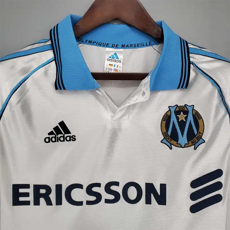 98-99 Marseille Retro Jersey Home