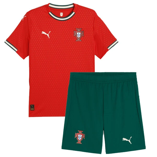 Kids Portugal Home Kits (Jersey+Shorts) 2025