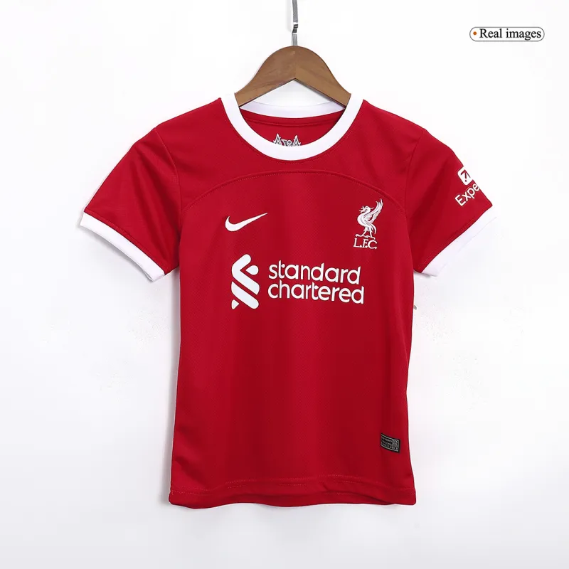 23-24 Kids Liverpool Home Jersey Kit