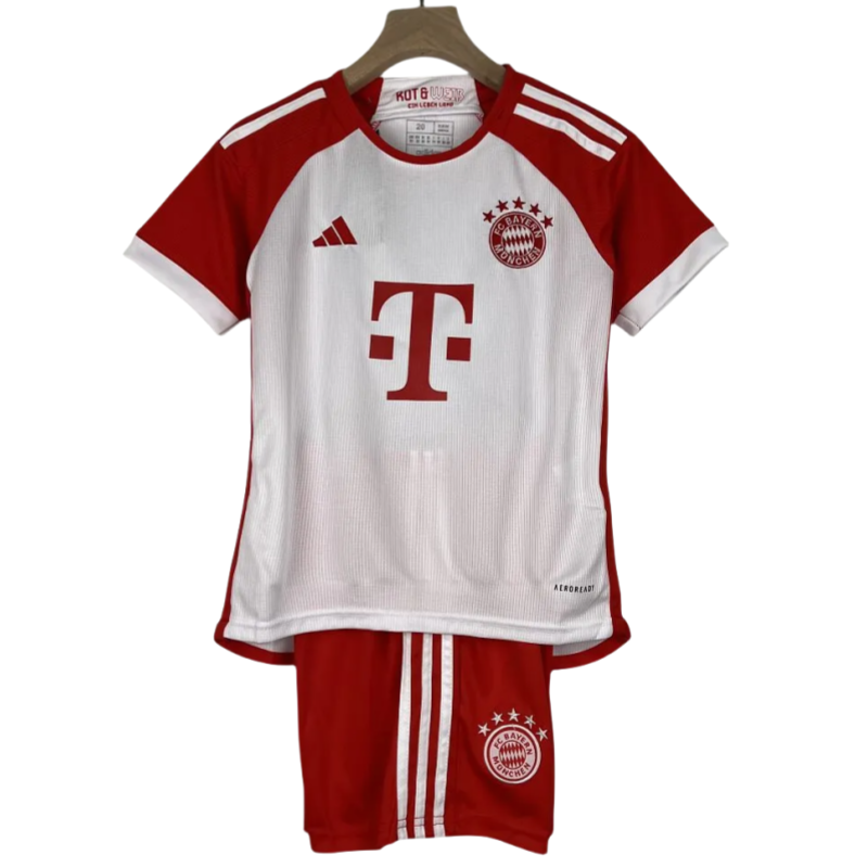 23-24 Kids Bayern Munich Home Jersey Kit