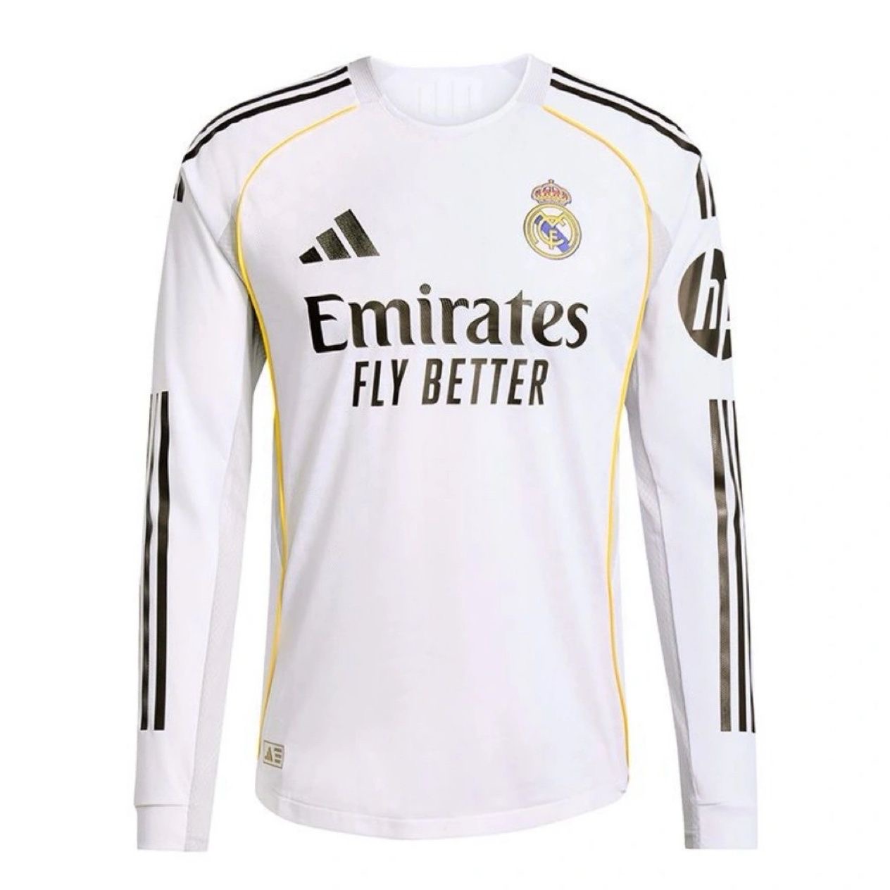 Real Madrid Home Man Long Sleeve Jersey 25/26