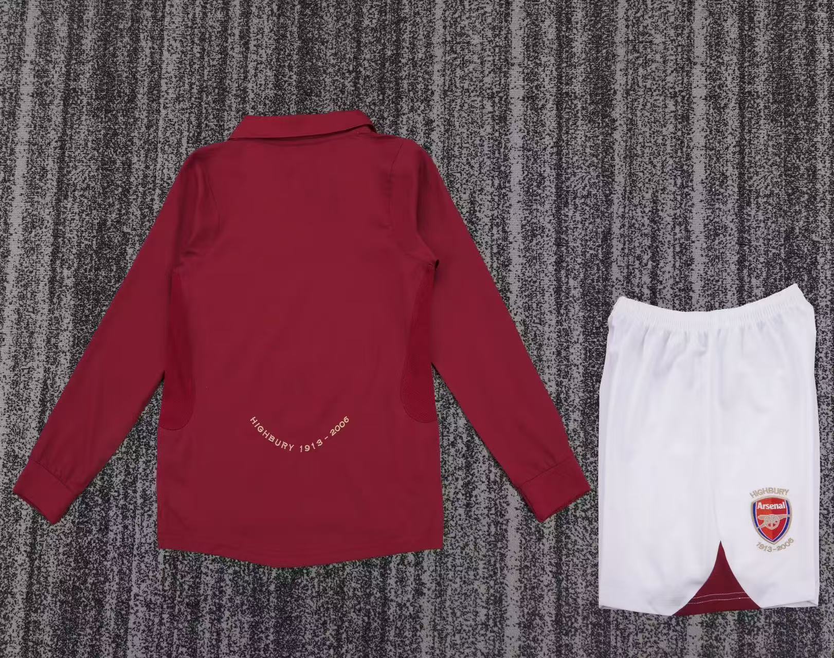0506 Arsenal home long sleeved shirt