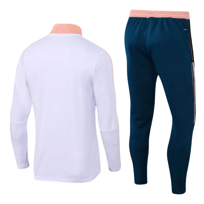 Arsenal Half-Pull Training Suit White Football Shirt 2021/2022