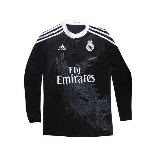 2014/15 Real Madrid Retro Long Sleeve Jersey Third Away