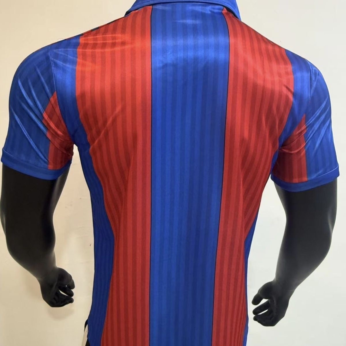 FC Barcelona Retro Jersey 1980s Classic Red & Blue Stripes (Meyba Edition)