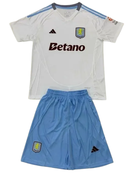 Kids Aston Villa Away Kits(Jersey+Shorts) 24/25