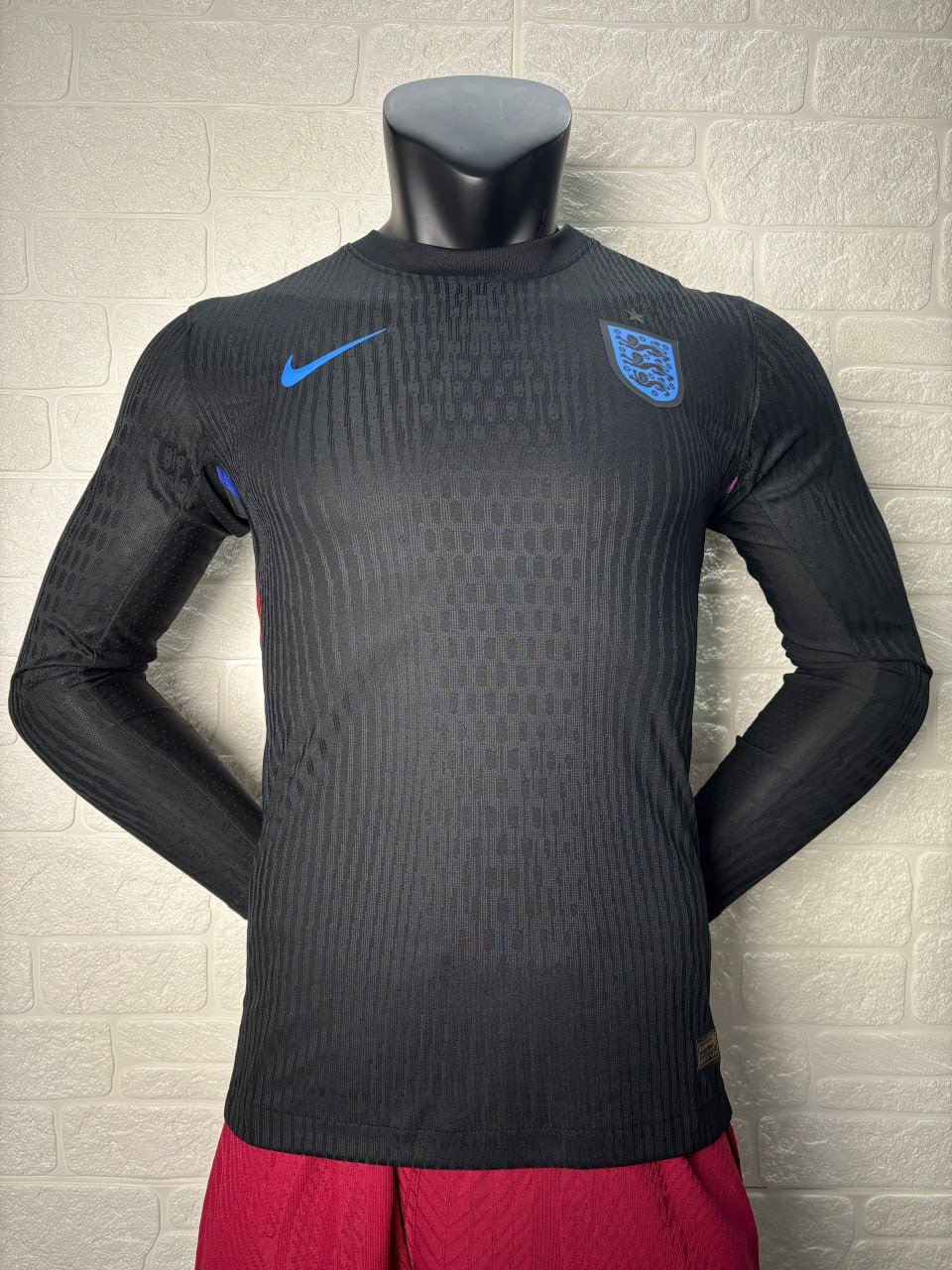 England Women's Team Euro 2025 Away Long Sleeve Player Version Man Jersey