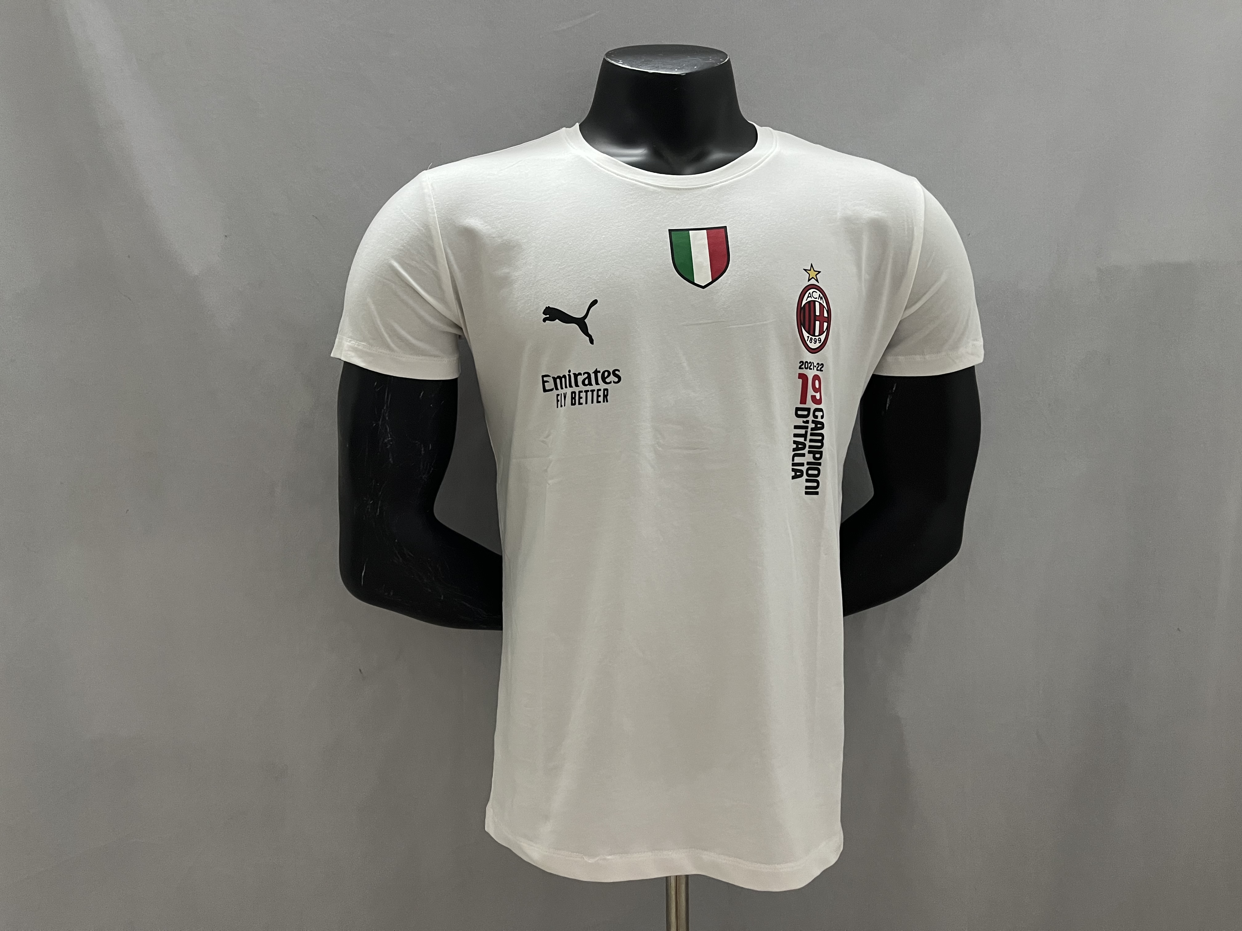 AC Milan Champions T-shirt White