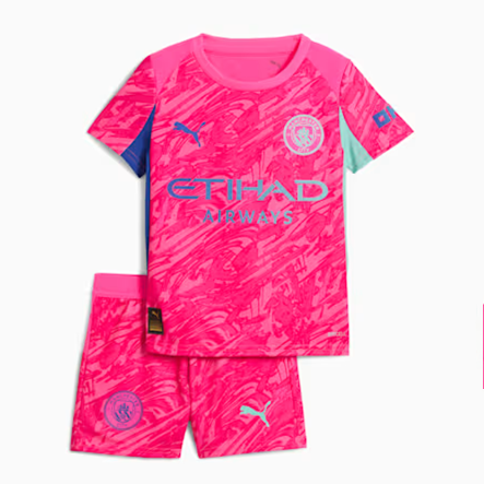 Manchester City Goalkeeper Kids Suit 25/26