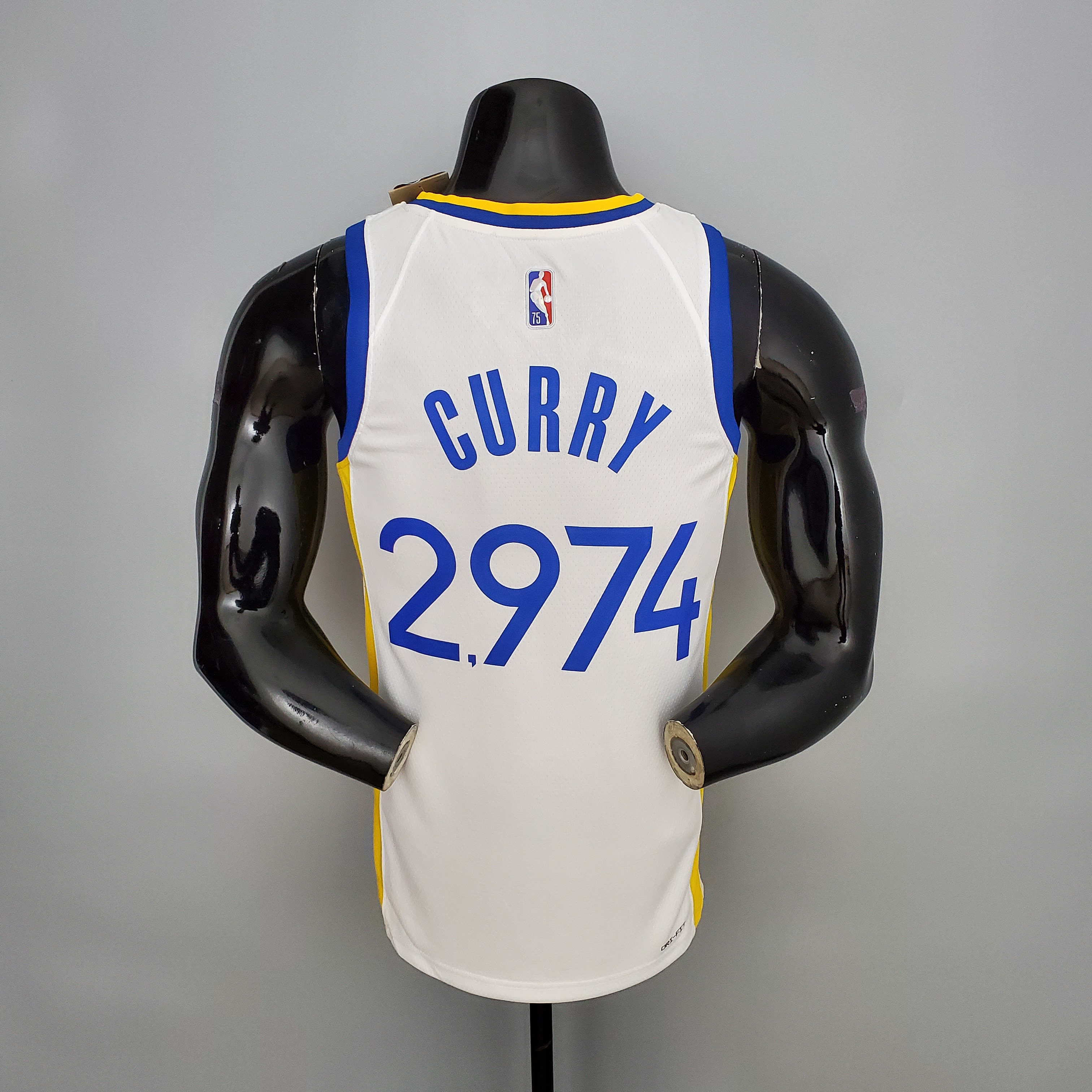 Stephen Curry Golden State Warriors 75th Anniversary Swingman Jersey White