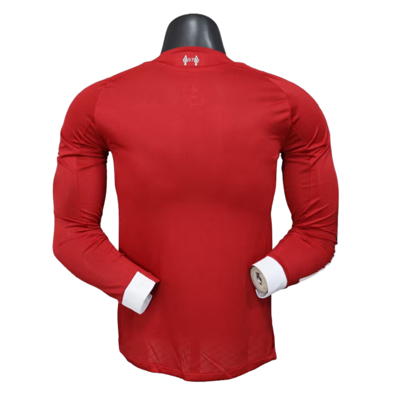 Liverpool Long Sleeve Jersey Home Football Shirt 2025-26-Player version