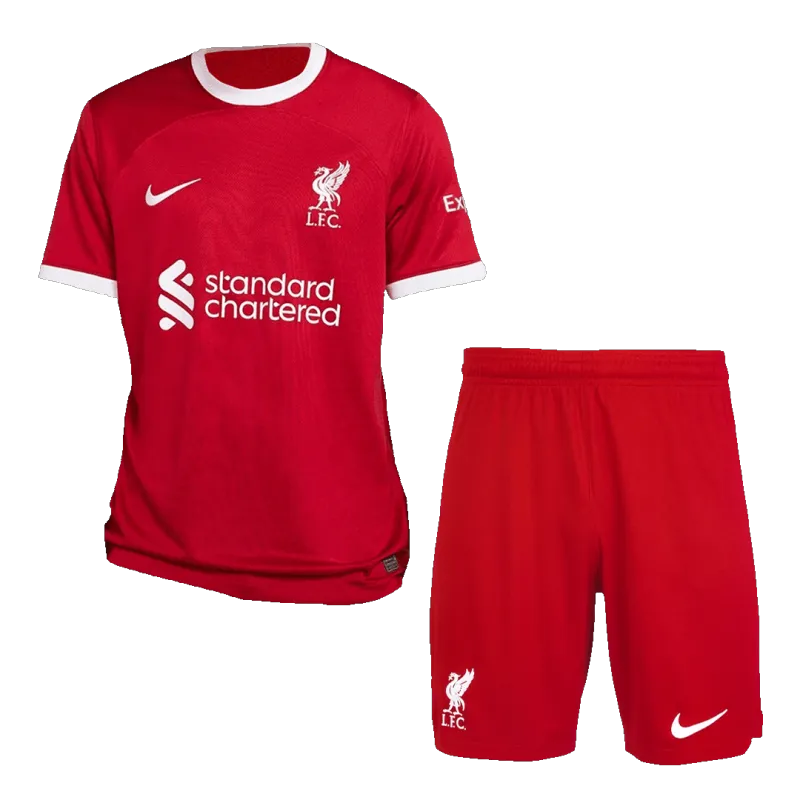 23-24 Liverpool Home Kit Shirt+Short