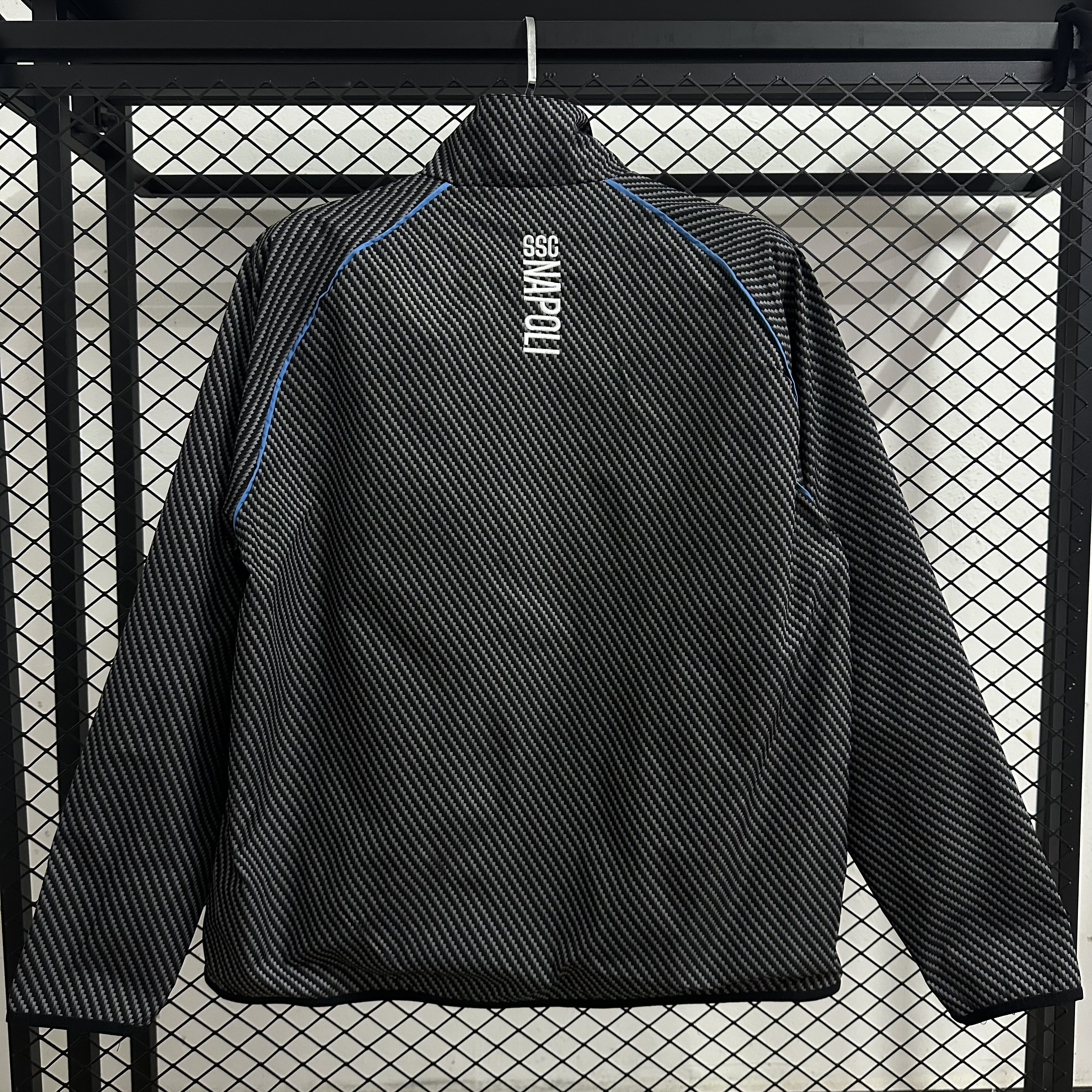 25-26 Naples transfer printed black waterproof windbreaker