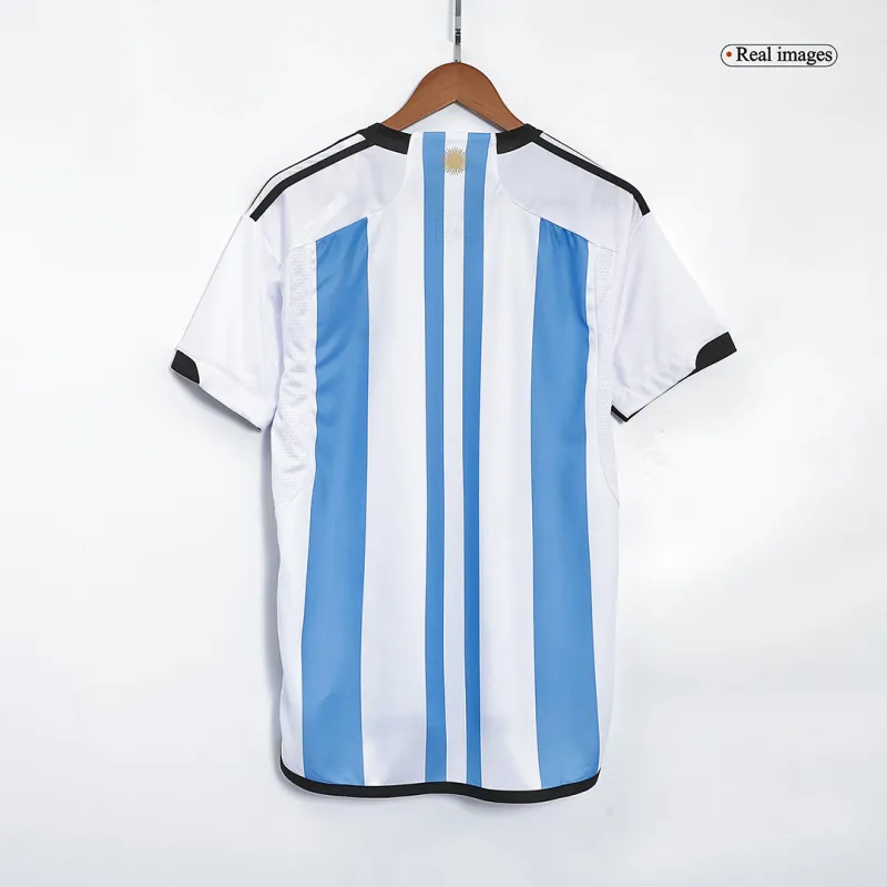 2022 Argentina World Cup Champion Edition 3 stars Home Jersey