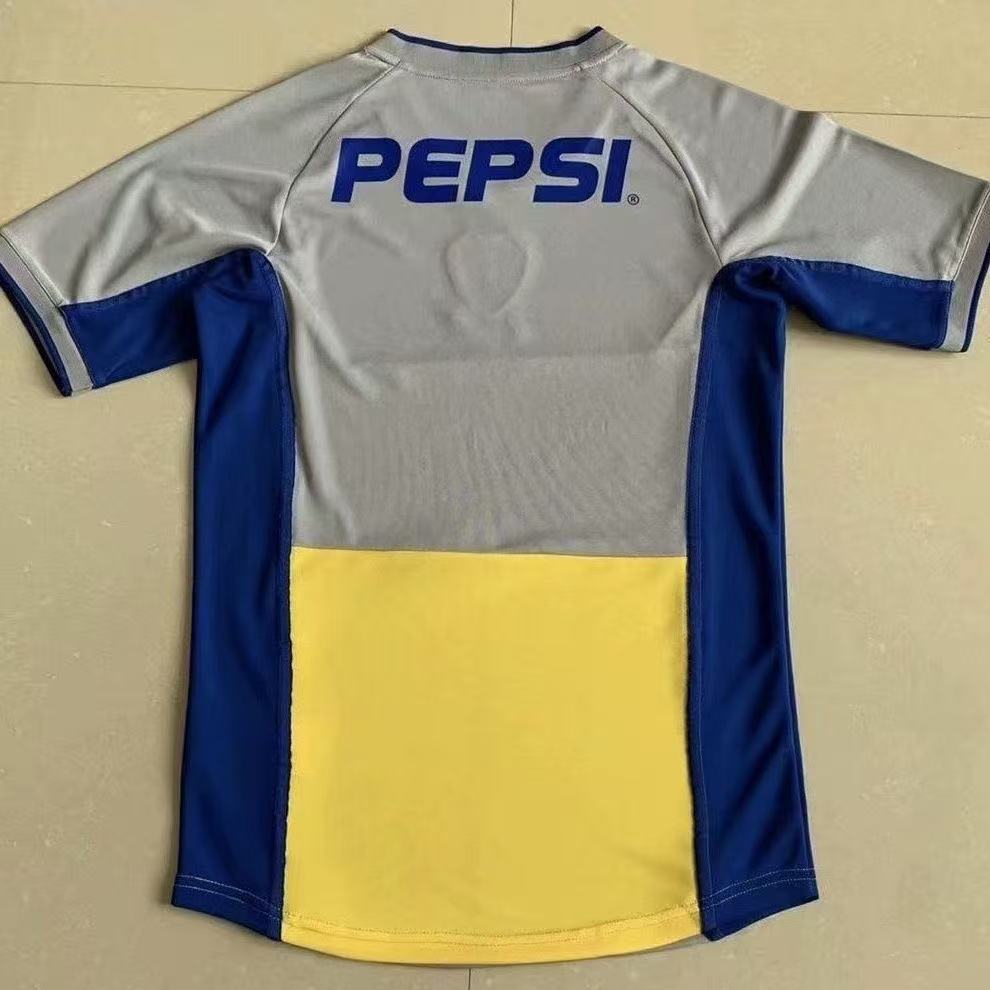 Boca Juniors 2002/03 Retro Home Jersey Pepsi Sponsor – Fan Version